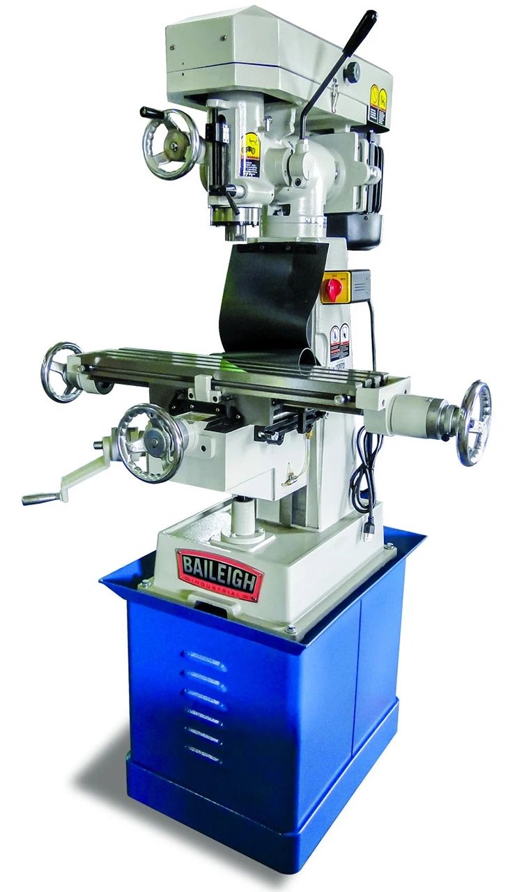 Vertical milling machine suitable for small moldmaking work